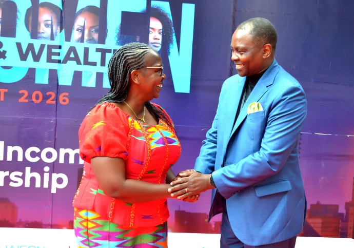 Ms. Regina Akoth congratulating IFFB